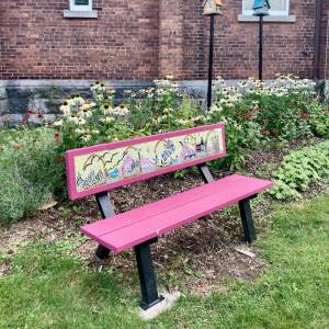 Banc circuit art citoyen Granby_Atelier 19